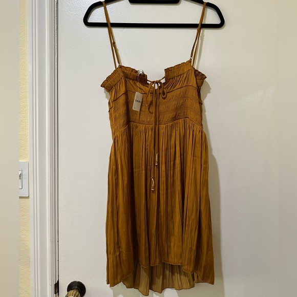 Free People Juliet Slip Dress in Gold - Picture 5 of 8